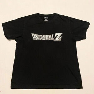 Uniqlo Dragonball Z Mens T Shirt Size XL Graphic Black Anime